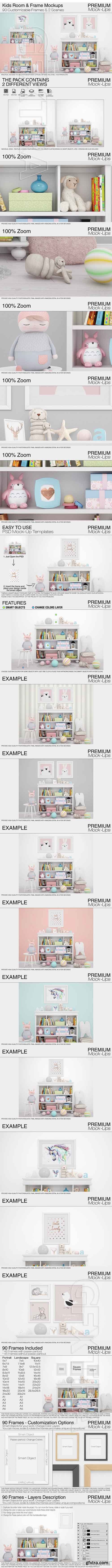 CreativeMarket - Kids Room & Frames Pack 1981286