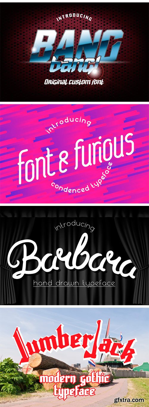 CM - 37 Fonts Bundle 1952602