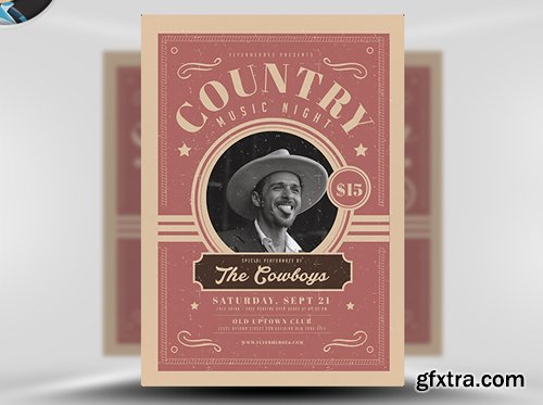 Country Night Flyer Template v1