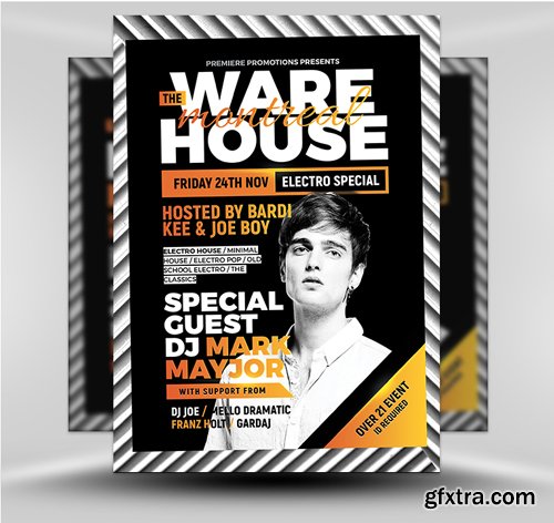 The Warehouse Bar Flyer Template v1