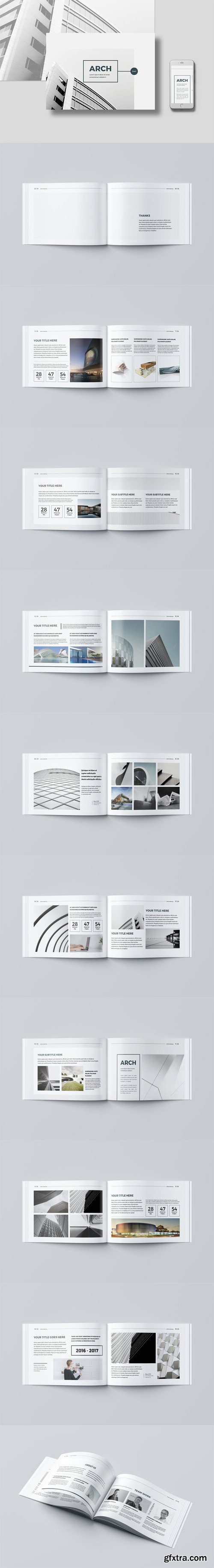 Modern Architecture Brochure 24 Pages A4 & A5