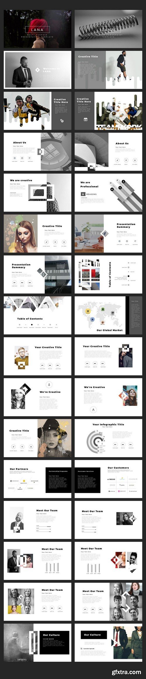 CM - LANA PowerPoint Template 1925116