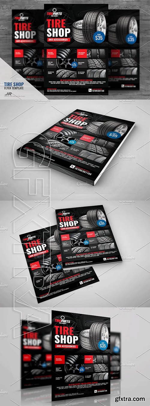 CreativeMarket - Tire Shop Service 1983447