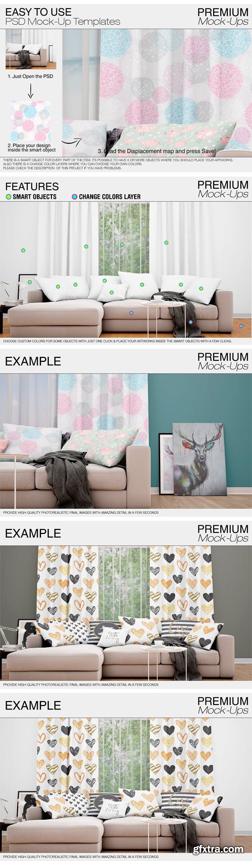 CM - Curtains Mockup Set 1877580