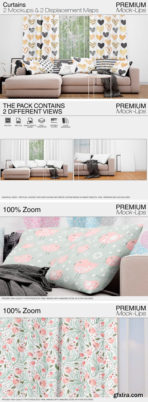 CM - Curtains Mockup Set 1877580