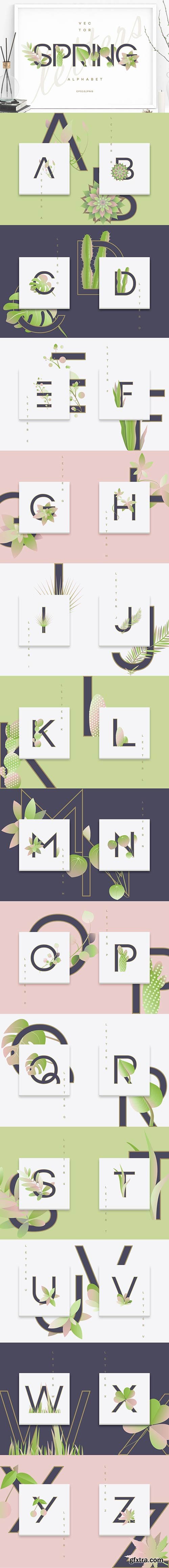 CM - Spring alphabet letters 1244610