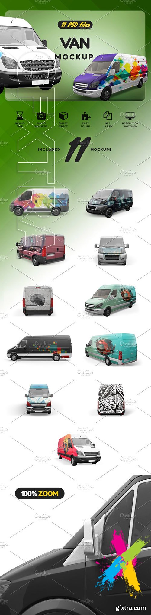 CreativeMarket - Van MockUp 1983091