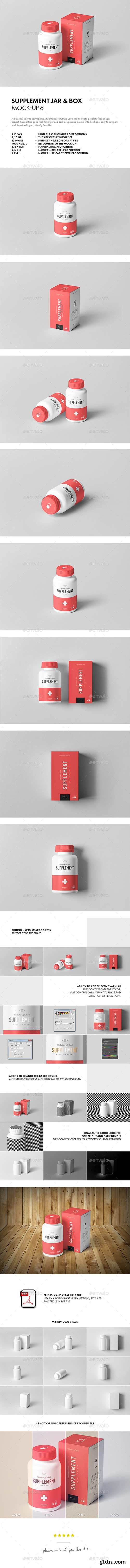 Graphicriver - Supplement Jar & Box Mock-up 6 20875850