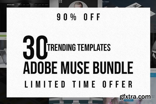 CM - The Trending Adobe Muse Bundle 1024496