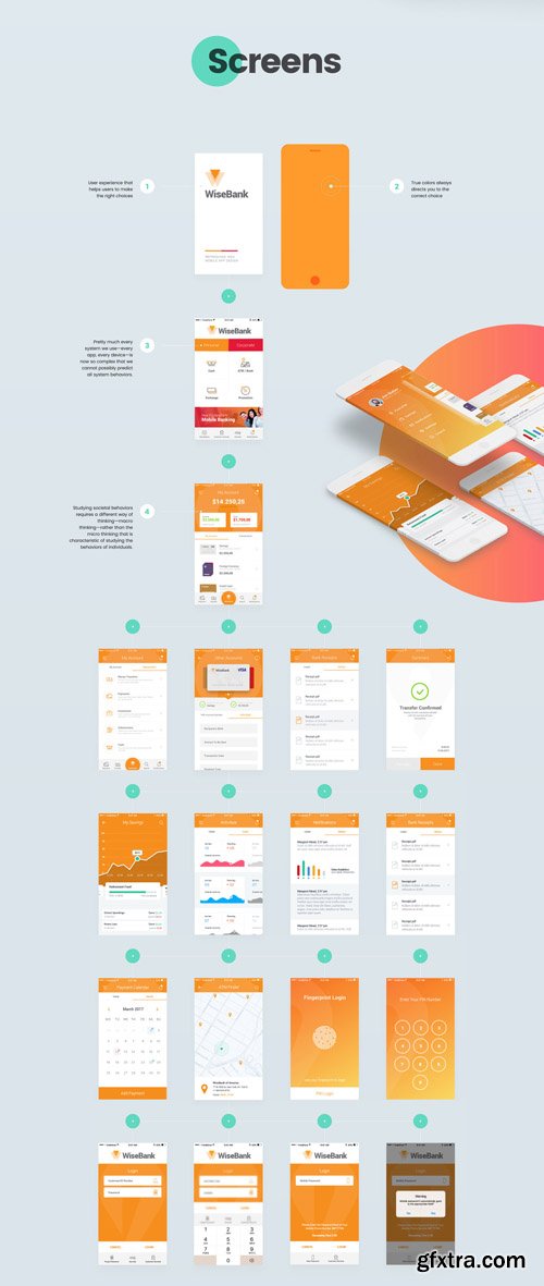 WiseBank iOS UI Kit