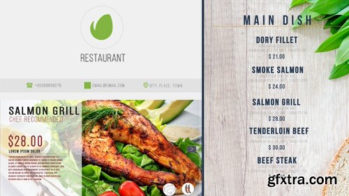 Videohive Restaurant Digital Food Menu 19892670