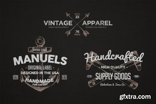 150+ Vintage Logos and Photo Mock-Ups Bundle