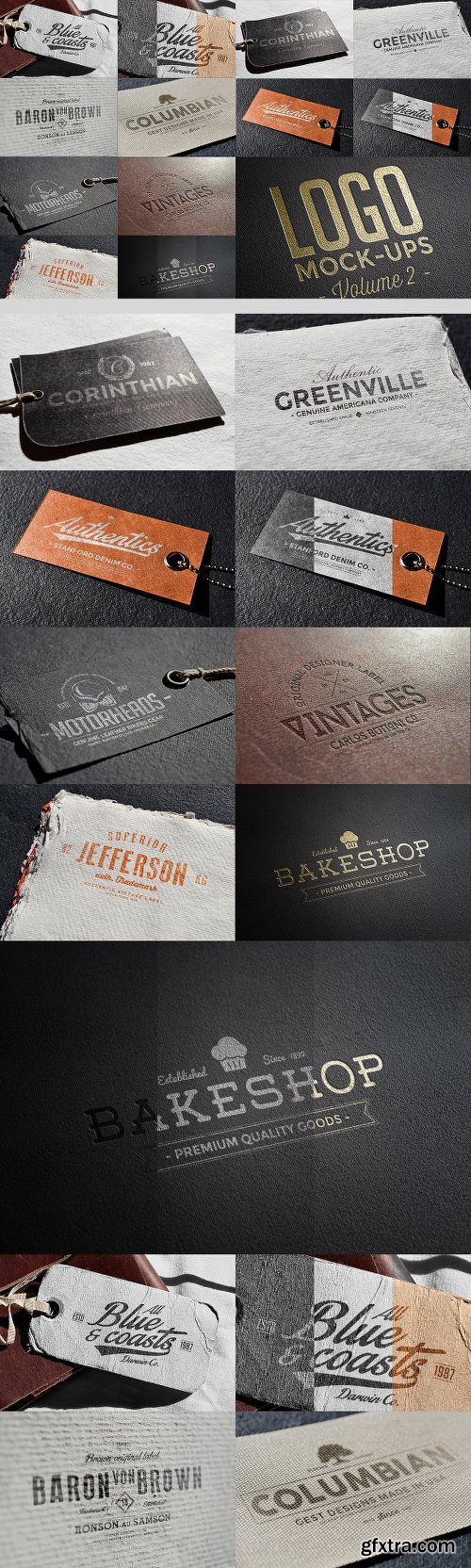 150+ Vintage Logos and Photo Mock-Ups Bundle