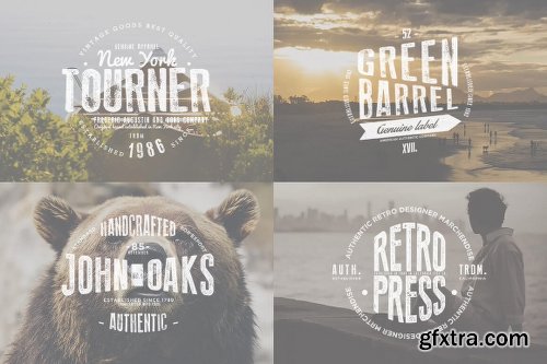 150+ Vintage Logos and Photo Mock-Ups Bundle