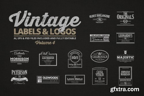 150+ Vintage Logos and Photo Mock-Ups Bundle