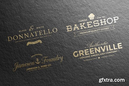 150+ Vintage Logos and Photo Mock-Ups Bundle