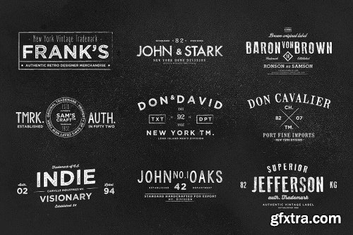 150+ Vintage Logos and Photo Mock-Ups Bundle