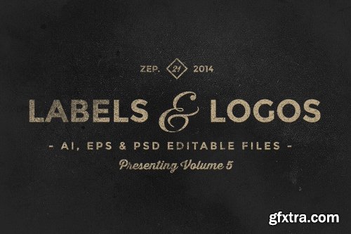 150+ Vintage Logos and Photo Mock-Ups Bundle