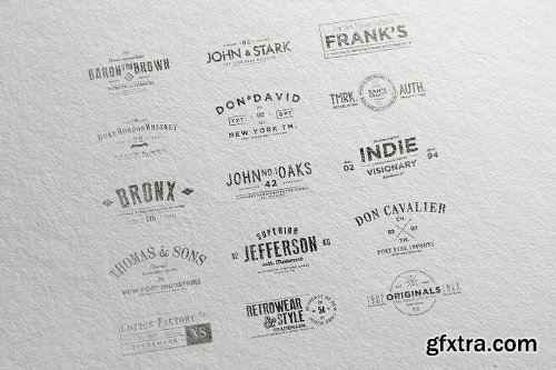 150+ Vintage Logos and Photo Mock-Ups Bundle