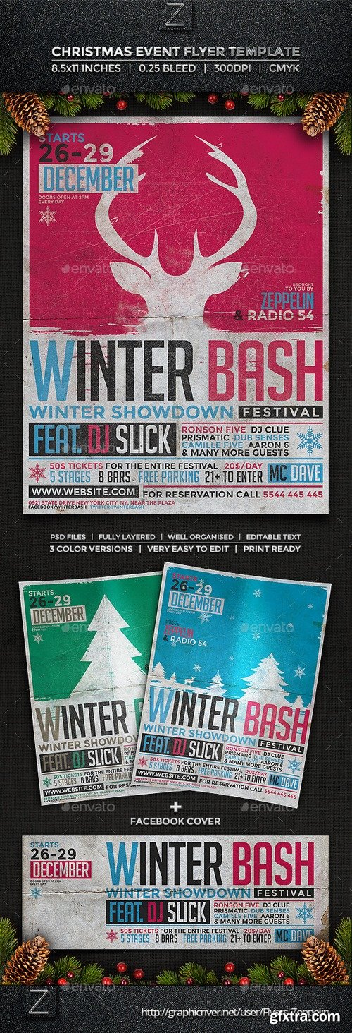 Graphicriver - Christmas Flyer Template Vol.3 9575902