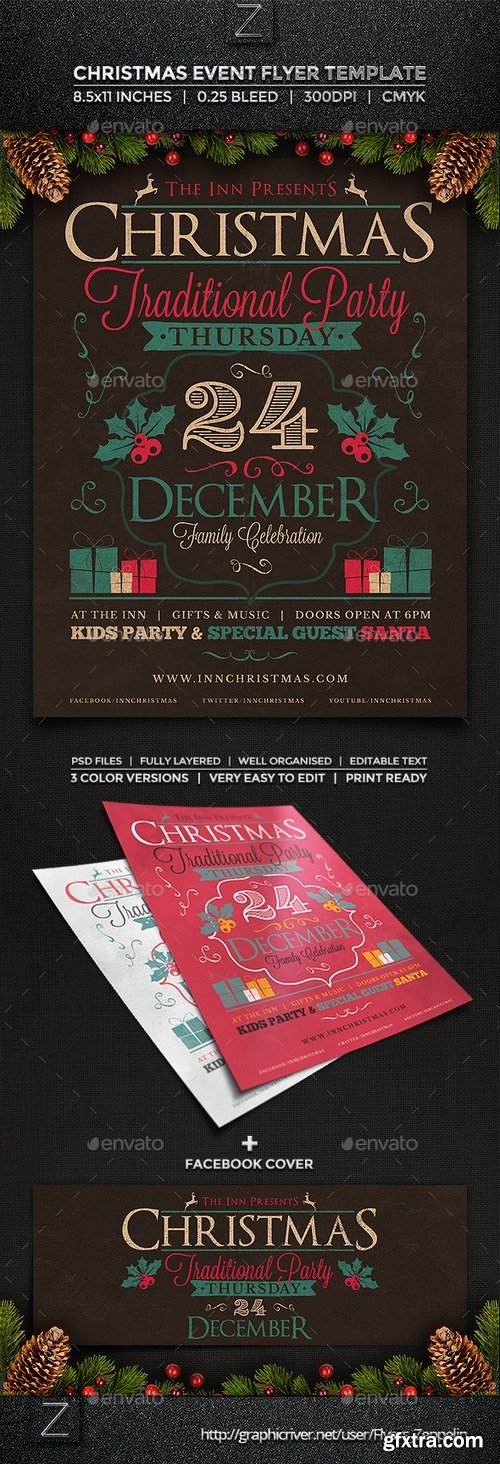 Graphicriver - Christmas Flyer Template 9499204