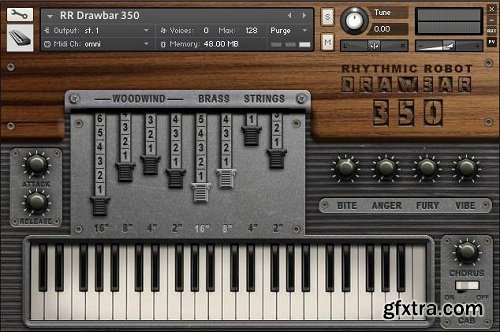 Rhythmic Robot Audio Drawbar 350 KONTAKT-LiRS