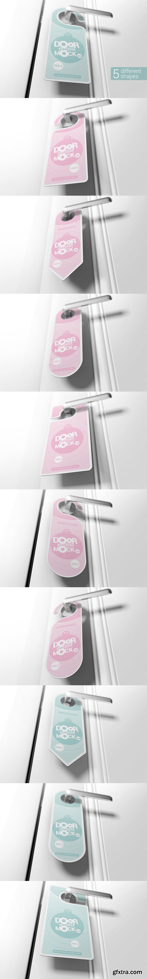 Door Hanger Mockups