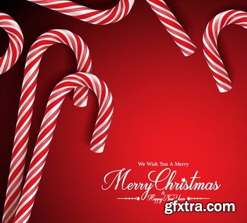 Red Christmas Backgrounds [ALL 16 SETS IN 1] 64xEPS