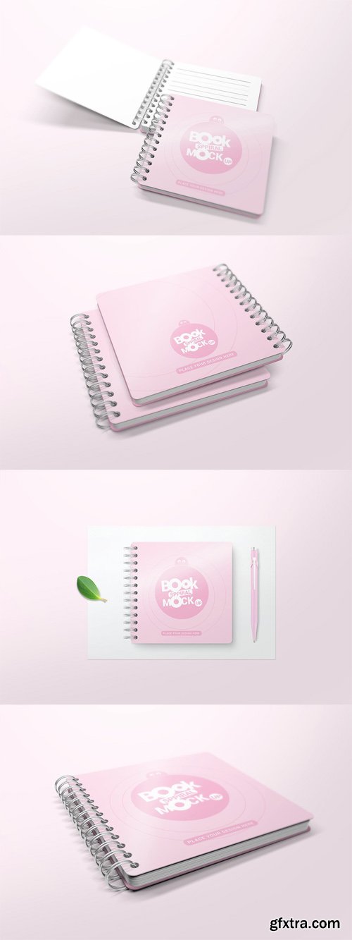 Spiral Book Mockups 2