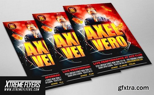 CM - Hip Hop Artist Flyer Template 1826094