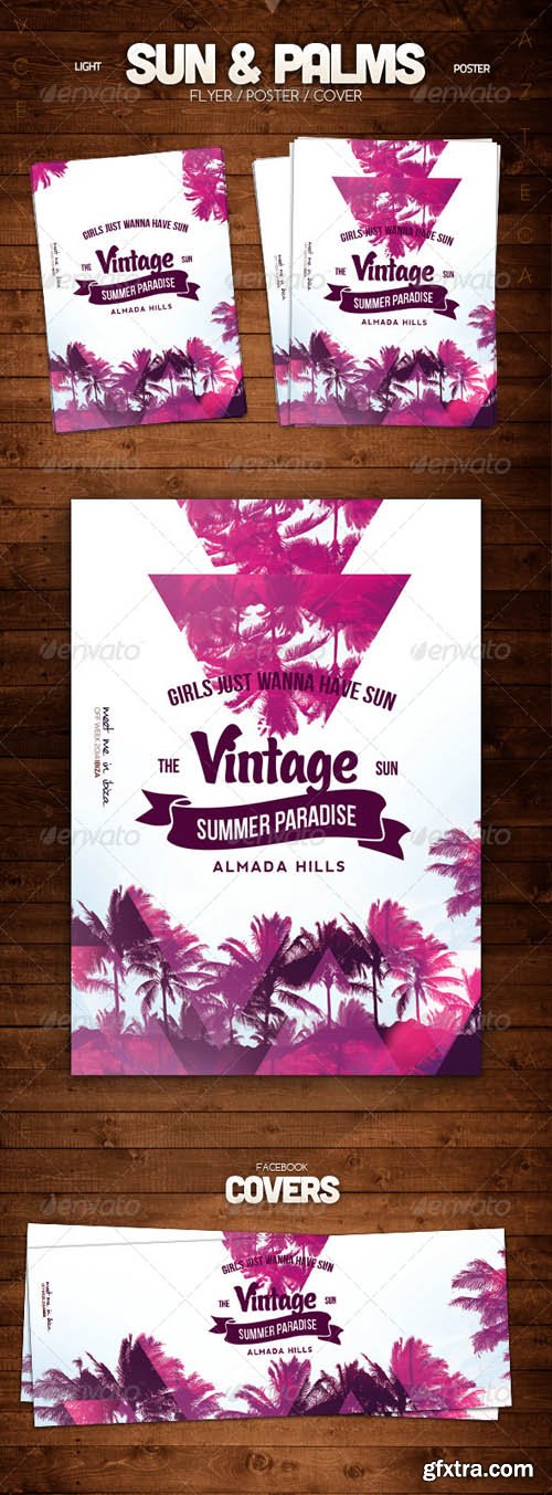 GR - Sun & Palms Poster 8078130