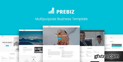 ThemeForest - Prebiz - Multipurpose Corporate Business / Portfolio PSD Template 20798131