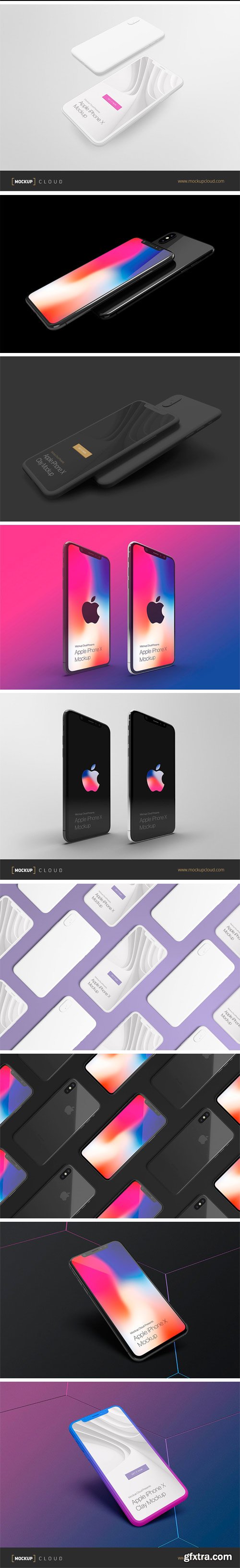 CM - iPhone X Mockup Set 1925497