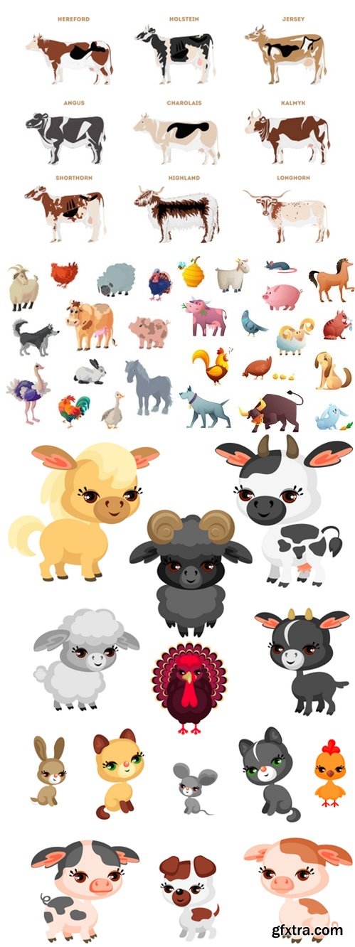 Vectors - Animals on the Farm 19