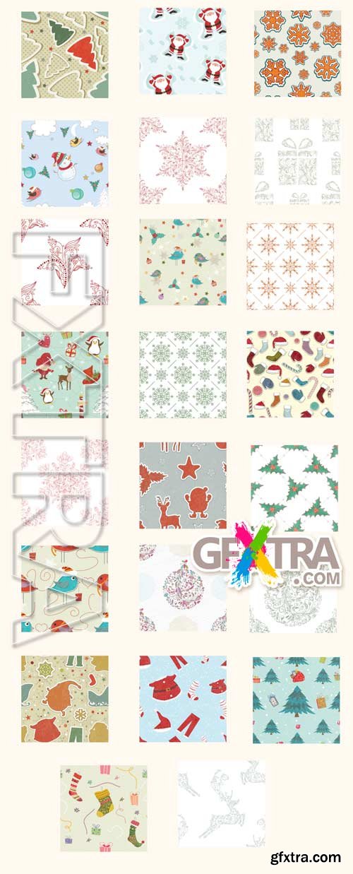 Xmas Super Premium Winter Elements - Patterns V1