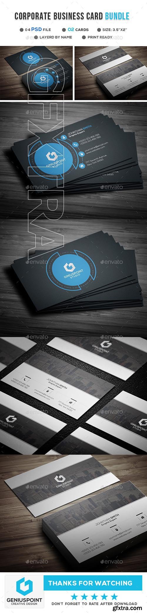 GraphicRiver - Corporate Business Card Bundle 20850301