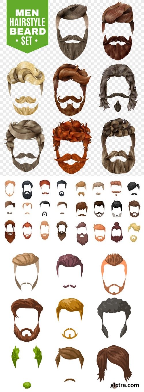 Vectors - Hairstyles for Men Set