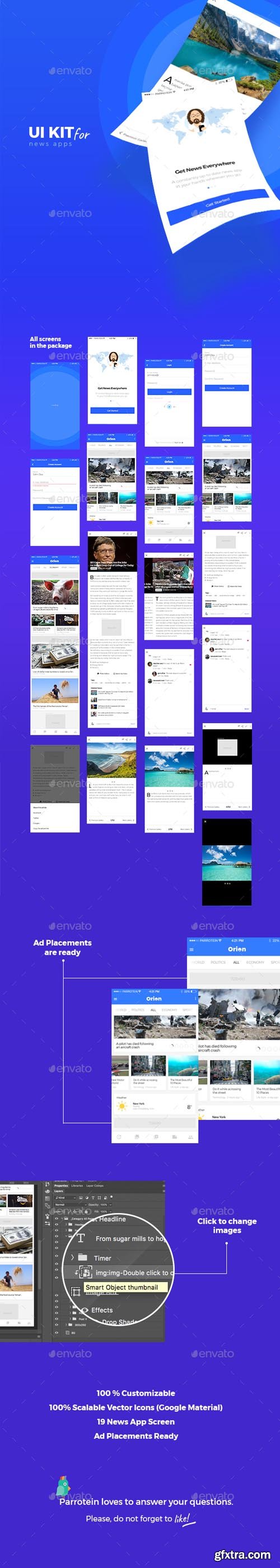 GR - Orion News App UI Kit 20846138