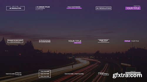 Videohive Minimal Titles 4K 19747291