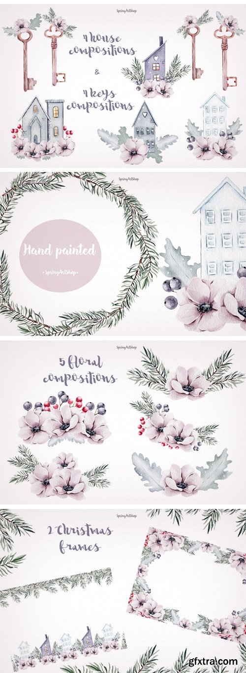 CM - Scandinavian Christmas Clipart 1938223