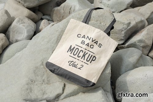 CreativeMarket Canvas Tote Bag Mockups Pack Vol. 2 1955623