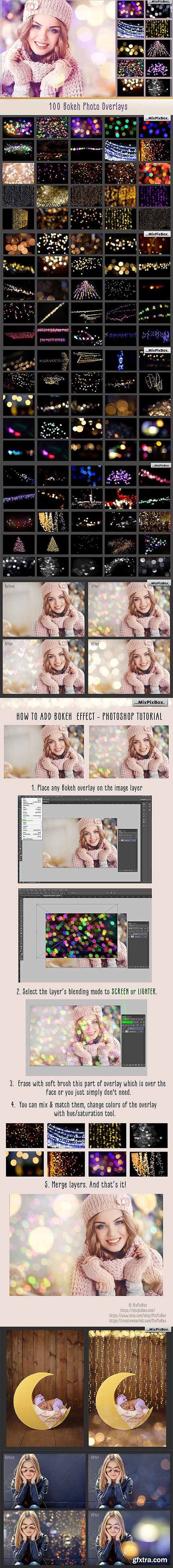 100 Bokeh Photo Overlays