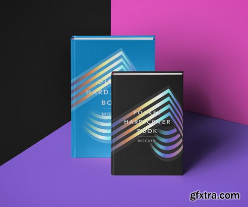 Psd Hardcover Book Mockup Set