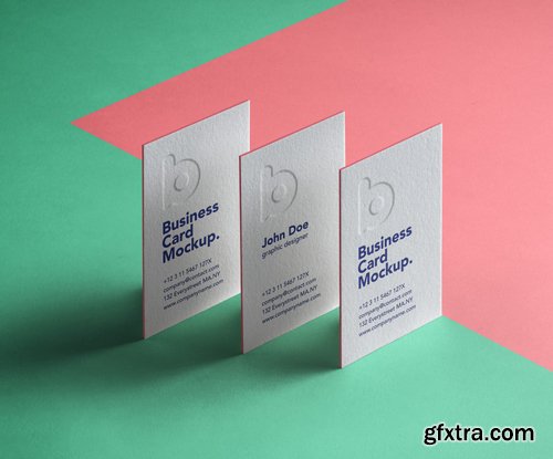 Psd Business Card Brand Mockup Vol 3