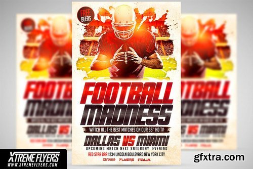 CM - Football Flyer Template 1825898