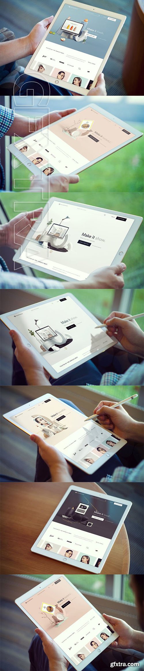 CreativeMarket - iPad Pro Mockups v4 1985606