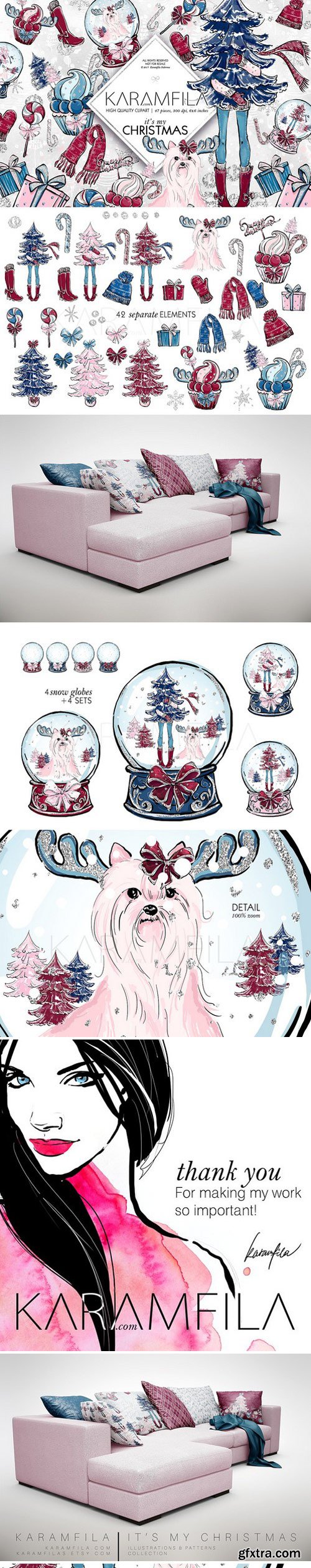 CM - Cute Christmas Clipart 1885189