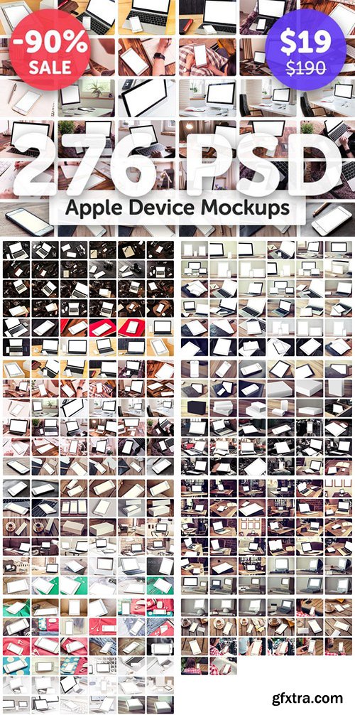 CM - 276 Device Mockups Bundle 1818508