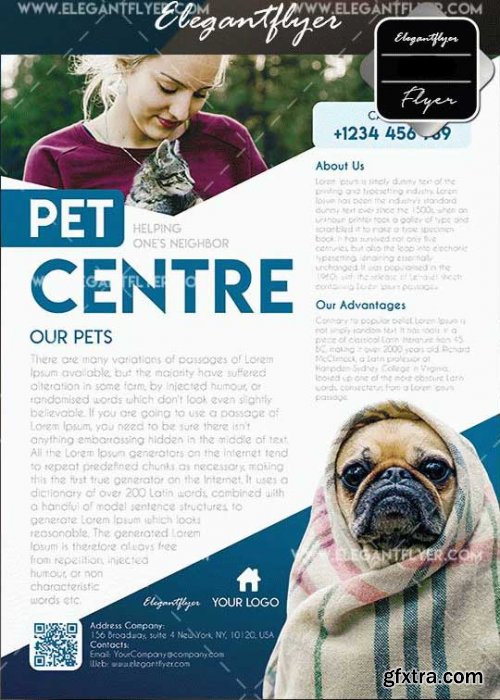 Pet Centre V8 Flyer Template