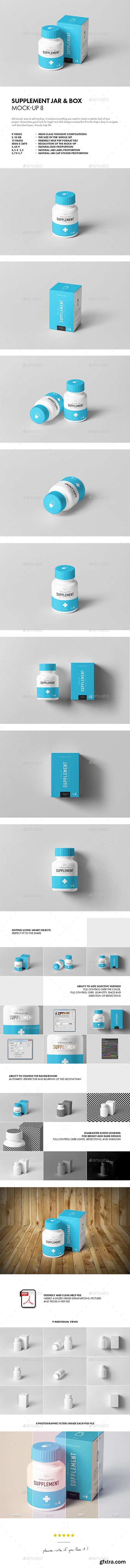 Graphicriver - Supplement Jar & Box Mock-up 8 20900393